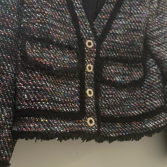 Bloomingdales Aqua brand Tweed Jacket - like new - XS - Picture 3 of 7